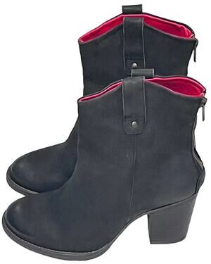 ALCALA'S Chicago Black Leather Boots - NEW - Women's Size 8